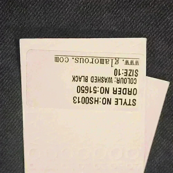 Glamorous Tall High-Rise Mom Jean With Eyelet Detail Black Women's Jeans $75 - Picture 8 of 11